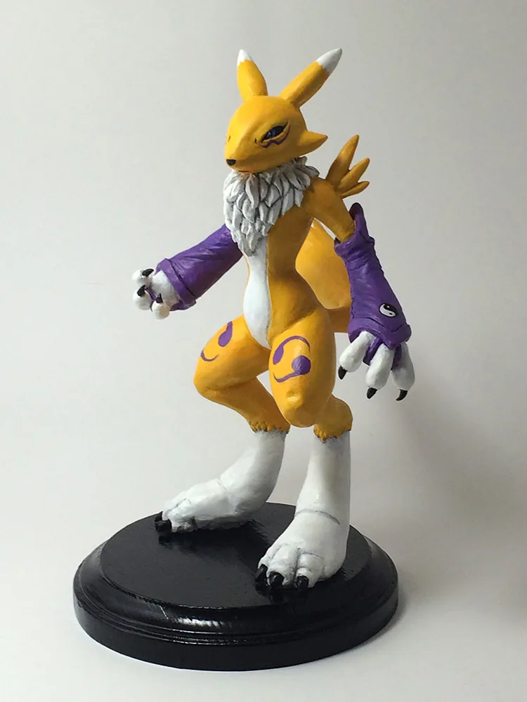 A digital artwork featuring Renamon