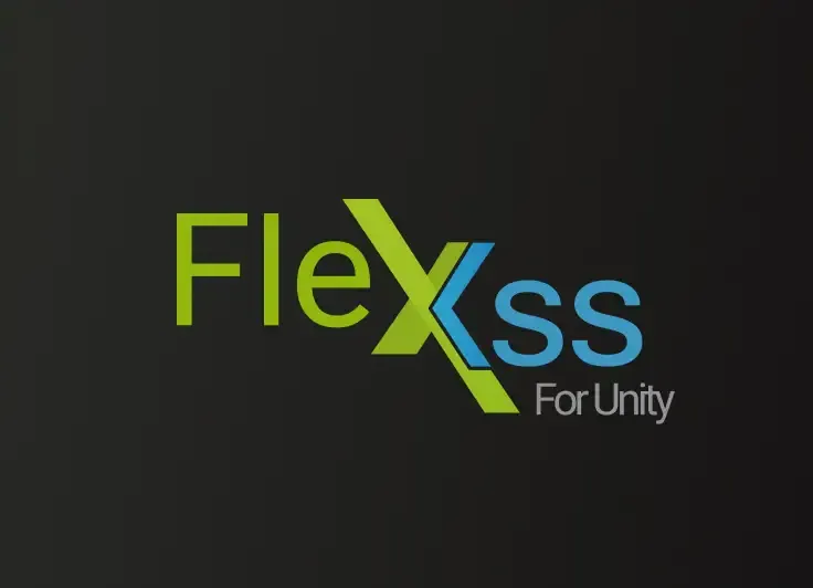 FleXss for Unity project mark on a dark background.