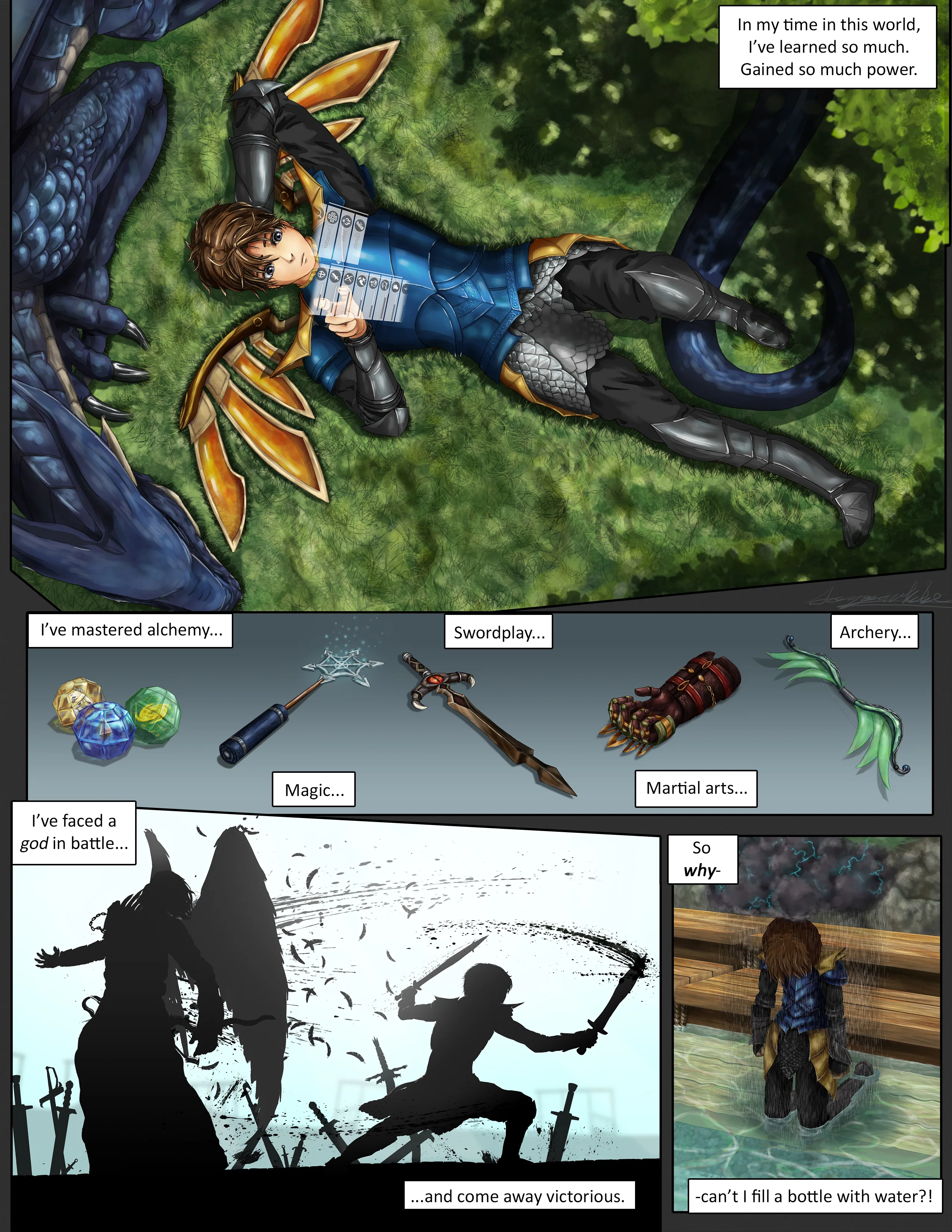 A full comic illustration